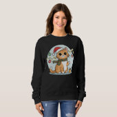 Sweatshirt  Christmas Cozy Santa Kitty T-Shirt (Devant entier)