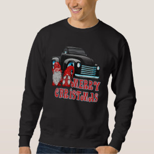 Sweatshirt Christmas Cute Gnome Vintage