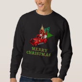 Sweatshirt Christmas Cute Gnome Vintage (Devant)