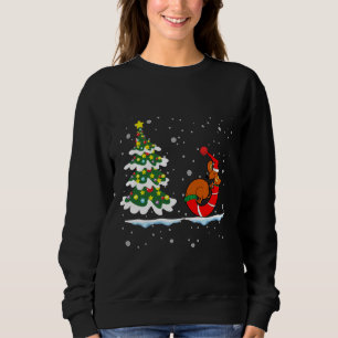 Sweatshirt Christmas Dachshund Dog Through The Snow