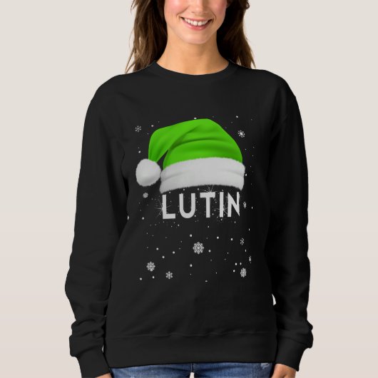 Sweatshirt Christmas Elf Pyjamas  for Children Mom or Dad (Devant)