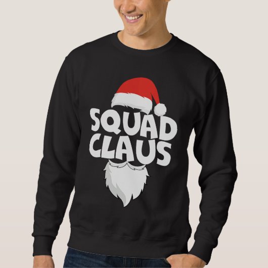 Sweatshirt Christmas Family Matching Pyjamas Pjs  Team Santa  (Devant)