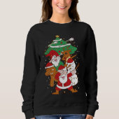 Sweatshirt Christmas Fun Santa Deer Elf Ginger (Devant)