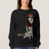 Sweatshirt Christmas Husky (Devant)