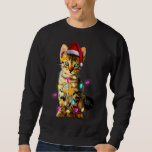 Sweatshirt Christmas Kitten Xmas Cat Tree Santa Hat Christmas<br><div class="desc">Noël Kitten Xmas Chat Arbre de Noël Chapeau de Noël Pyjama</div>