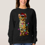 Sweatshirt Christmas Kitten Xmas Cat Tree Santa Hat Christmas<br><div class="desc">Noël Kitten Xmas Chat Arbre de Noël Chapeau de Noël Pyjama</div>