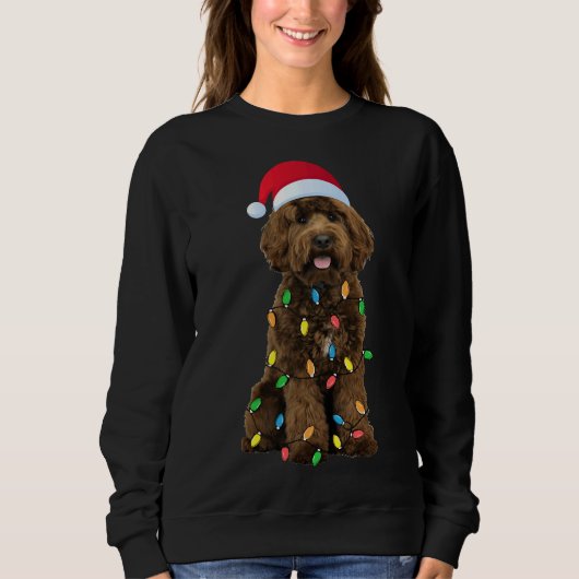 Sweatshirt Christmas Labradoodle (Devant)