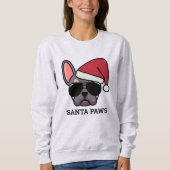 Sweatshirt Christmas Lilac Tan French Bulldog (Devant)