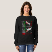 Sweatshirt Christmas Most Likely To Shoot Reindeer Hunter Dee (Devant entier)