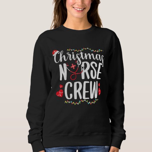 Sweatshirt Christmas Nurse Nursing School RN Nurse Practition (Devant)