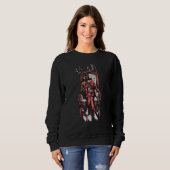 Sweatshirt Christmas Reindeer Cool, Christmas Costume, Xmas T (Devant entier)