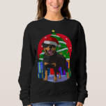 Sweatshirt Christmas Rottweiler Santa Hat<br><div class="desc">Christmas Rottweiler Santa Hat.</div>