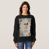 Sweatshirt Christmas Shih Tzu (Devant entier)