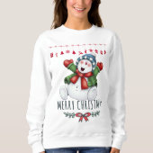 Sweatshirt Christmas Snowman (Devant)