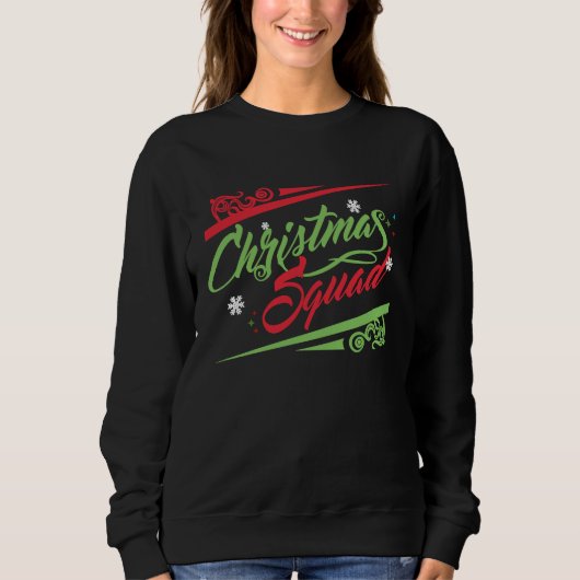 Sweatshirt christmas squad  family matching xmas christmas fa (Devant)