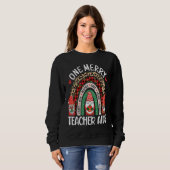 Sweatshirt Christmas Teacher Aide  Gnomes Assistant Teacher (Devant entier)