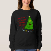 Sweatshirt Christmas Tree Holiday Stress (Devant)