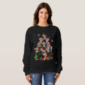 Sweatshirt Christmas Tree Light Santa Koala Bear Animal (Devant entier)