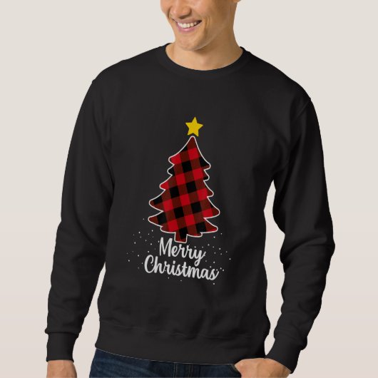 Sweatshirt Christmas Tree Santa Fun Celebration  Family (Devant)
