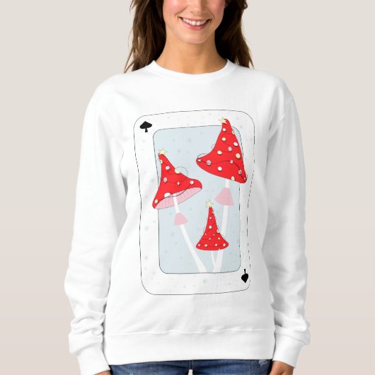 Sweatshirt Christmas Wonderland champignons magiques (Devant)