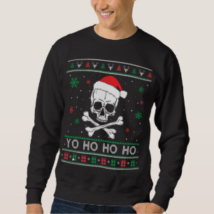 Sweatshirt Christmas Yo ho ho UGLY Pirate Funny Pajamas Famil