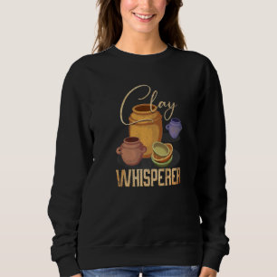 Sweatshirt Chuchoteur d'argile Artiste céramiste Sculpteur P