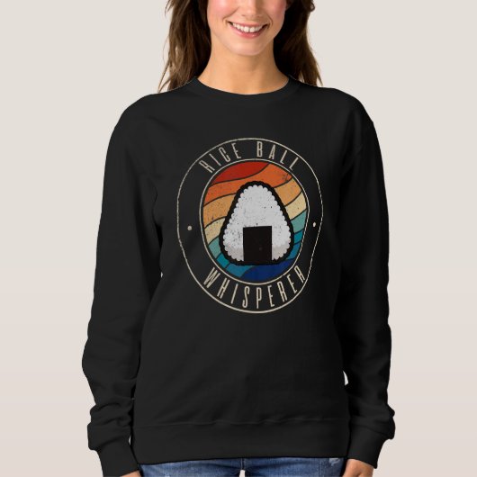 Sweatshirt Chuchoteur de boulette de riz (Devant)