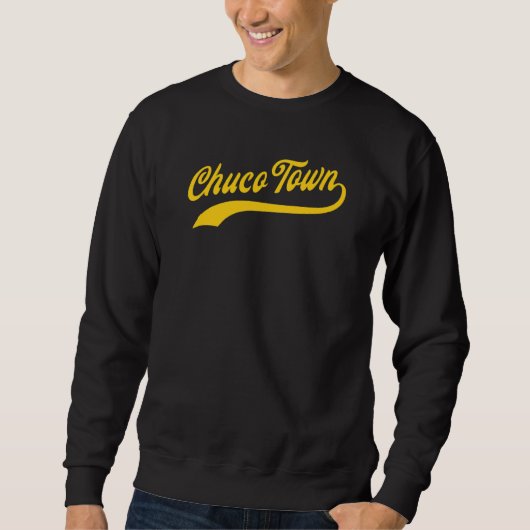Sweatshirt Chuco Town El Paso Tx Style de Baseball Classique (Devant)