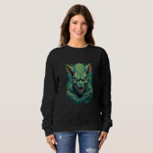 Sweatshirt Chupacabra The Goat Sucker by Haunted Horror Hallo (Devant entier)