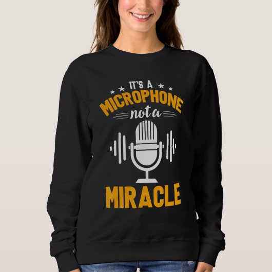 Sweatshirt Church Sound Guy Microphone Audio Tech Engineer (Devant)