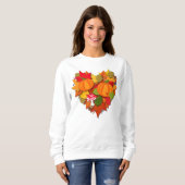 Sweatshirt Chute Coeur d'amour (Devant entier)