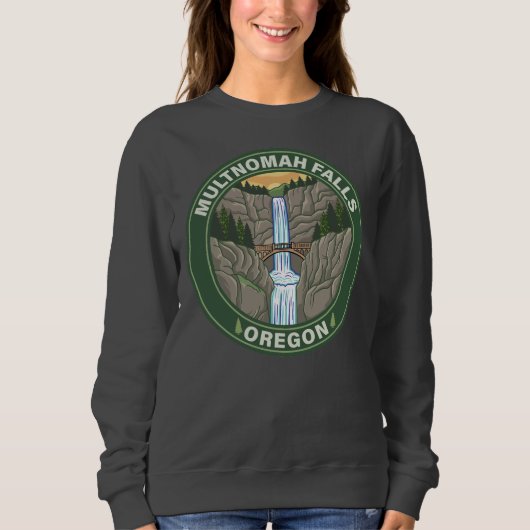 Sweatshirt Chutes Multnomah Oregon (Devant)