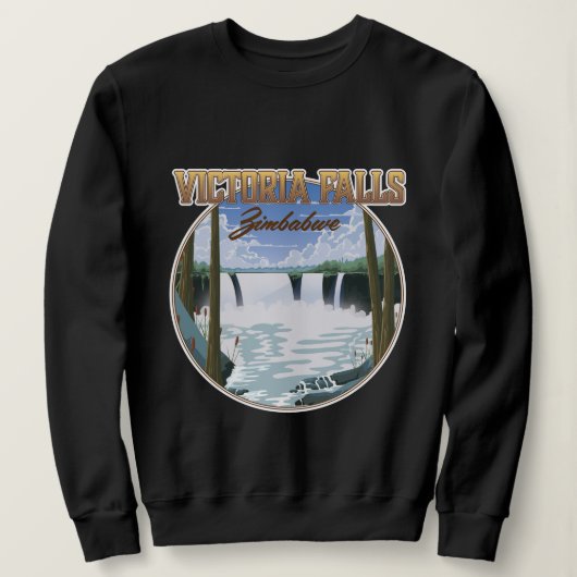 Sweatshirt Chutes Victoria Zimbabwe (Design devant)