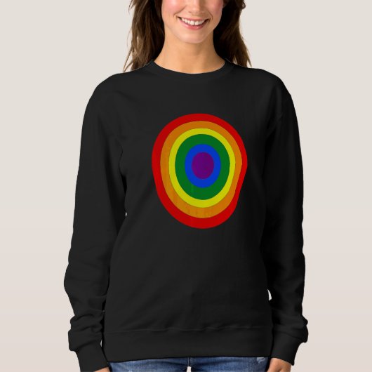 Sweatshirt Cible de fléchettes à rondel britannique Pride Bul (Devant)