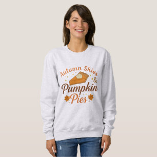 Sweatshirt Cieux d'automne et tartes à la citrouille