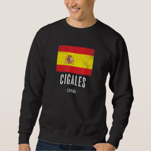 Sweatshirt Cigales Espagne Es Drapeau Ville - Bandera Ropa -