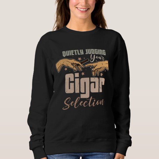 Sweatshirt Cigar Whiskey Smoking Smoker Dad (Devant)