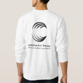 Sweatshirt CIIS EXA à col rond blanc (Dos)