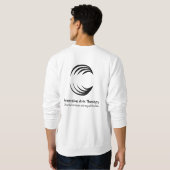 Sweatshirt CIIS EXA à col rond blanc (Dos entier)