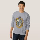 Sweatshirt Cimier de Hufflepuff (Devant entier)