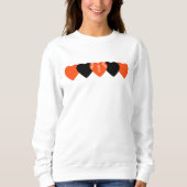Sweatshirt Cincinnati Bengals Football cardiaque (Devant)