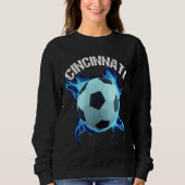 Sweatshirt Cincinnati Soccer Retro (Devant)