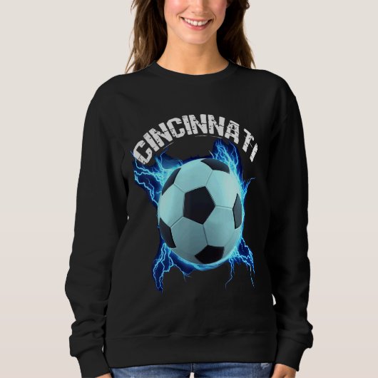 Sweatshirt Cincinnati Soccer Retro (Devant)