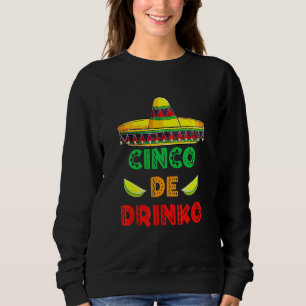 Sweatshirt Cinco De Drinko Cinco De Mayo Avec Guitare Cactus