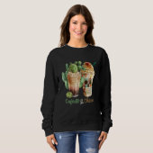 Sweatshirt Cinco De Mayo Coffee Cup Latte Mexican Fiesta (Devant entier)