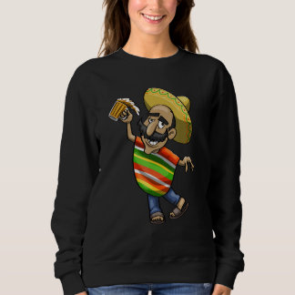 Sweatshirt Cinco De Mayo Dabbing Drunk Tio Women Mexican Cele