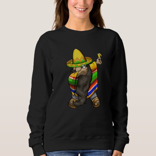 Sweatshirt Cinco De Mayo Gnome Tequila  Mexican Celebration M (Devant)