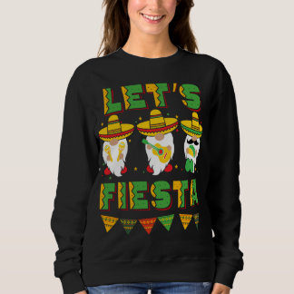 Sweatshirt Cinco De Mayo Gnomes Mexicains Lets Fiesta