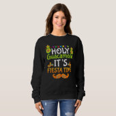 Sweatshirt Cinco De Mayo Saint-Guacamole Son Fête Fête (Devant entier)