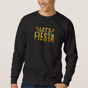 Sweatshirt Cinco De Mayo Vintage Mexicain Faisons la fête